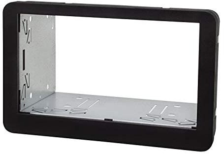 tomzz Audio 2402-019 Doppel DIN Radioblende kompatibel mit Alfa Romeo 159 Brera Spider schwarz Fahrzeuge mit OEM-Navi