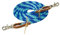 Weaver Leather Poly Roper Zügel, schillerndes Blau/Türkis, 0,9 cm x 2,4 m