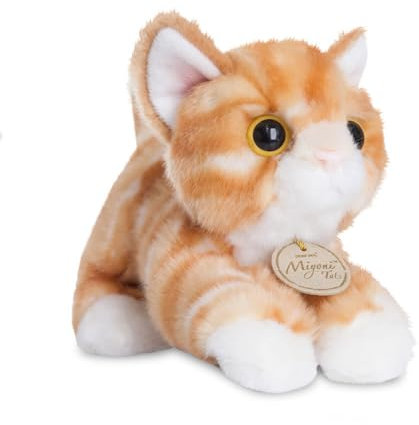 Aurora World 60467 - Plüschtier - Miyoni - Tots orangene Getigerte Katze, 8 Zoll / 20.5 cm