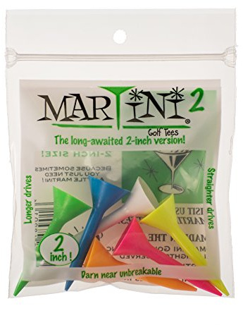 Martini 2” Golf Tees –Pack of 2 (12 Tees)