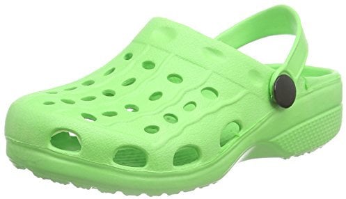 Playshoes Zoccolo In Eva, Sandali Da Bagno Unisex - Bambini e ragazzi, Verdure Verde, 32/33 EU