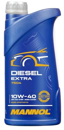 MANNOL 7504 Diesel Extra 10W-40 1L | Mannol Diesel Extra 10W-40 Api Ch-4/SL, Motoröl