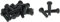 Framus Vintage FRV BRIGEPIN 00002 Western Brückenpins (6-12 String) schwarz