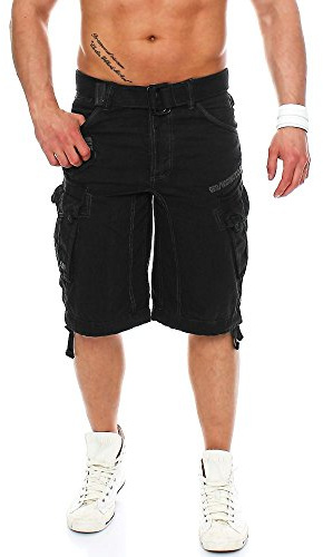 Geographical Norway Herren Shorts Panoramique Basic Black XL