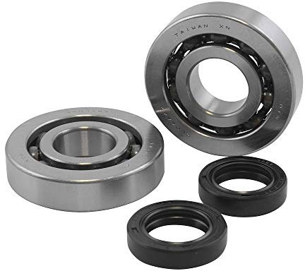 KIT REVISIONE ALBERO MOTORE CUSCINETTI NTN GABBIA IN ACCIAIO E PARAOLI PIAGGIO ZIP SP GILERA RUNNER 50 100200312
