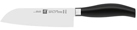 Zwilling Santoku - Cuchillo (Acero Inoxidable, Negro/Plateado, Acero Inoxidable)