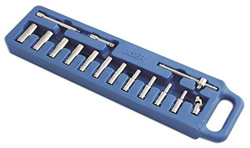 Laser 0032 Deep Socket Set 1/4D 15pc
