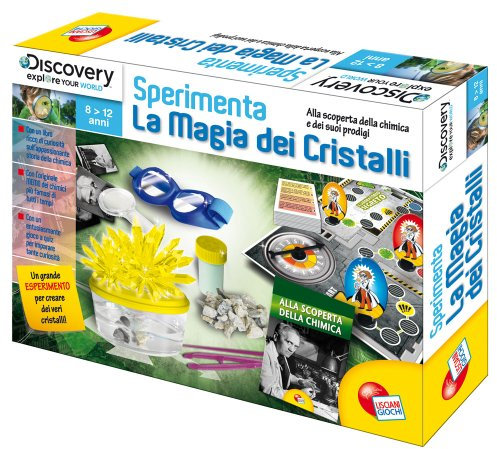 Liscianigiochi 35625 Discovery - Juego científico de Cristales [Importado de Italia]