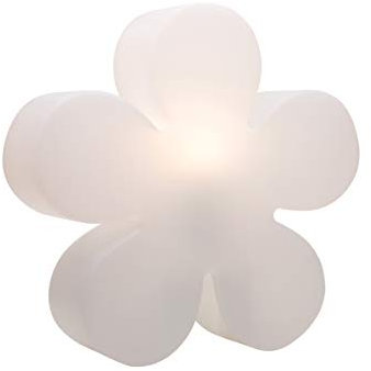 8 seasons design Shining Flower, weiss, 40 cm, E27