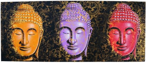 GURU SHOP Gemälde auf Leinwand 120x45 cm - Motiv 27