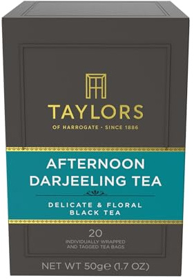 Taylors of Harrogate Afternoon Darjeeling Tea, 20 Tea Bags, 50 g