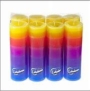 Candela Lotus-Kerzen RAINBOW 23 cm