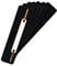 Herlitz 10839132 Heftstreifen PP, 3,4 x 15 cm, 25 Stück, schwarz