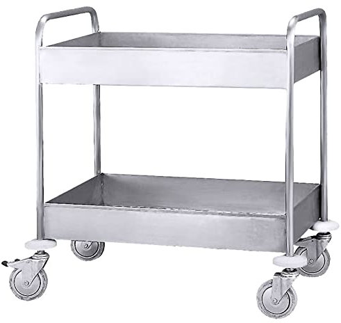 Contacto Edelstahl Sammelwagen für Teller