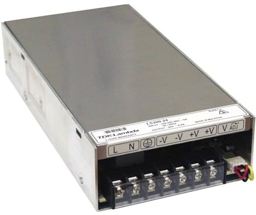 TDK-Lambda LS200-24 200W Enclosed Power Supply 24Vdc 8.4A