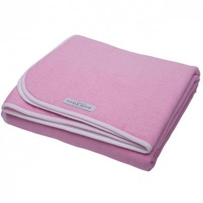 LITTLE DUTCH 0245 Kinderbett-Decke Pastellserie rosa