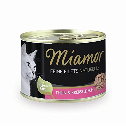 12 x Miamor Feine Filets Naturelle Thunfisch & Krebsfleisch 156g Dose