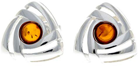 SilverAmber - Damen - Wunderschöne 925 Silber & Bernstein Ohrringe - GL032