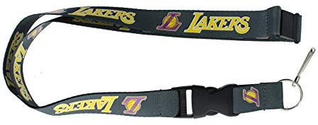 Aminco Unisex-Erwachsene NBA Team Schlüsselband, anthrazit, 6