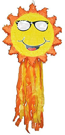 Das Kostümland Pinata - Geburtstags Dekoration - Sonne - Tolles Geschenk für Kindergeburtstag, Hochzeit oder Mottoparty
