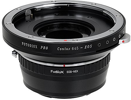 Fotodiox Pro Combo Lens Adapter Kit Compatible with Contax 645 Lenses on Sony E-Mount Cameras