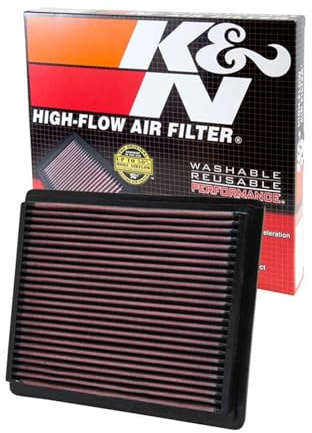 K&N High-Flow Original Lifetime Engine Air Filter: Increase Power: Premium, Washable: Compatible with 1997-2009 FORD/Mazda/Mercury: Explorer, Ranger, B2300, B2500, B3000, Mountaineer, 33-2106-1