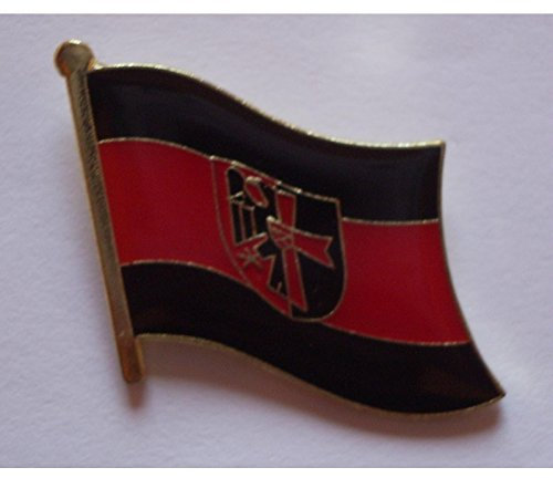 Flaggen-Pin vergoldet : Sudetenland mit Wappen