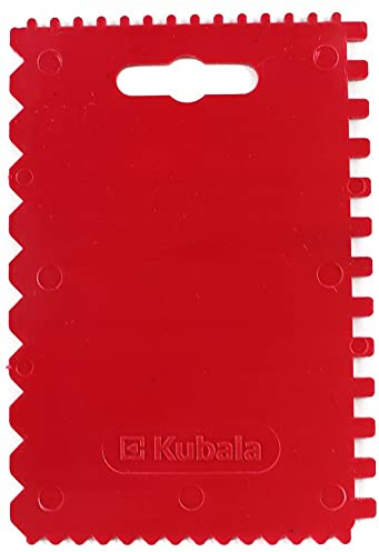 Universal Kunststoffspachtel - Zahnspachtel mit verschiedenen Zahnungen - 90x132mm