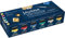 KREUL 92400 - Javana Stoffmalfarbe für helle und dunkle Stoffe, Grundfarbenset, brillante Farbe mit Metalliceffekt, pastoser Charakter, nach Fixierung waschbeständig, 6 x 20 ml Farbe und ein Pinsel
