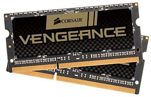 Corsair Vengeance SODIMM 16GB (2x8GB) DDR3 1600MHz CL10 Memoria per Laptop/Notebook (Solo Piattaforme con Processore Intel Core i5 e i7 di Seconda e Terza Generazione), Nero