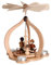 Zeidler Teelichtpyramide mit Winterkindern 27 cm 0536