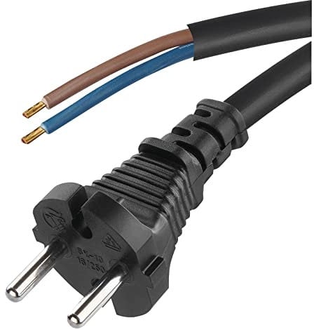 Emos cavo Flexo GU MMI 2 x 1 mm, 5 m, colore nero, SY – 10
