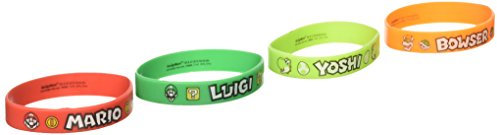 Super Mario Rubber Bracelets (6 pk)