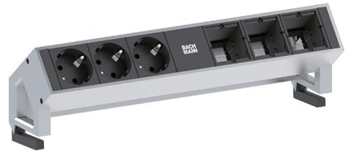 Bachmann 902.402 DESK2 3X Schutzkontakt 3X ABD GST18 INOX