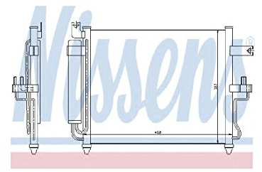 NISSENS 94452 Klimakondensator Klimaanlage Auto mit Stickstofffüllung mit Trockner für HYUNDAI ACCENT II (LC) 351318041 9760625600