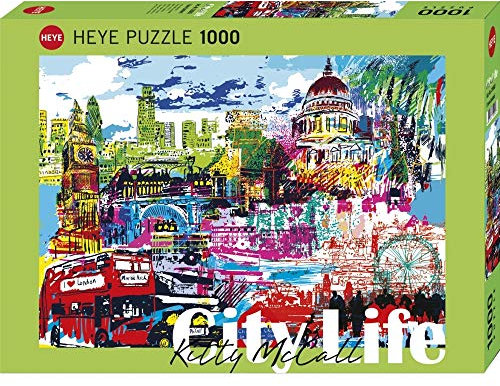 Heye 29682 - Standardpuzzle, Kitty McCall, City Life I Love London, 1000 Teile
