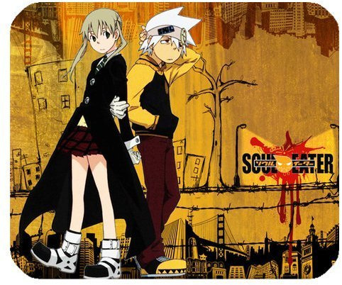 Anime Soul Eater Personalized Custom Gaming Mousepad Rectangle Mouse Mat / Pad Office Accessory And Gift Design-LL1052