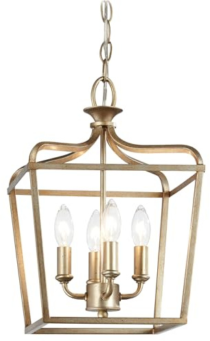 Minka Lavery 4445-582 Laurel Estate Pendant, 4-Light, 240 Total Watts, 10-in H x 15-in W, Brio Gold
