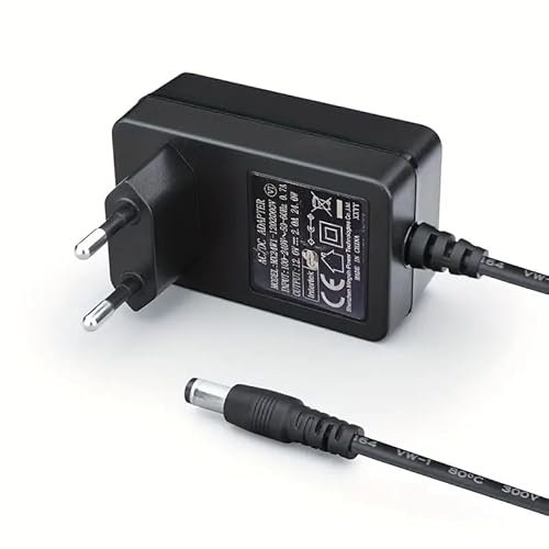 CABLEPELADO Alimentador 12V 0.6A, Adaptador de Corriente, Fuente de alimentación 12V, Alimentador de Pared 12V, Cargador 12V, Adaptador Alimentación, Conector DC 5.5 x 2.5 mm, Negro