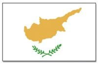 Stock-Flagge 30 x 45 : Zypern