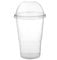 Vasos para batido desechables con tapas 300 ml, 100 unidades