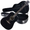 Rocktile D-60 Chitarra folk nera set con custodia rigida