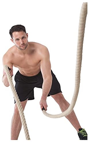 Sport-Tec Fitness Tau Trainingsseil Schlagseil Battle Rope Schlangenseil 4 cm x 20 m