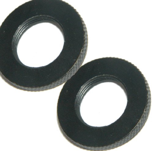 Windtech Microphone Stand Knurled Locking Nut 5/8 M-5 2 Pack