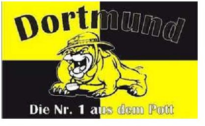 TS24DIREKT Dortmund Bulldogge - Die Nr.1 aus dem Pott Fahne (F47)