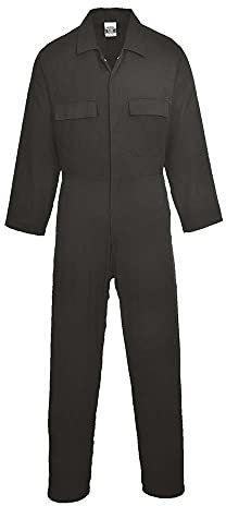 Portwest Euro Baumwoll Overall, Größe: L, Farbe: Schwarz, S998BKRL