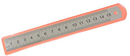 Stahl Lineal Metall Schule 15cm Metallineal Zeichnen Messen 1 Stück NEU flach