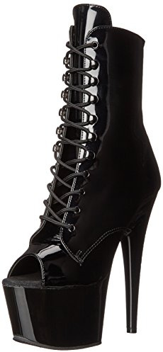 Pleaser Adore-1021, Stivali Donna, Nero, 37 EU