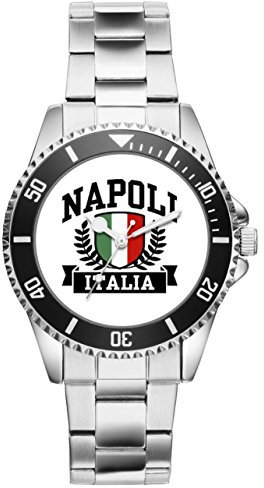 KIESENBERG Italien Napoli Geschenk Artikel Idee Fan Uhr 2637