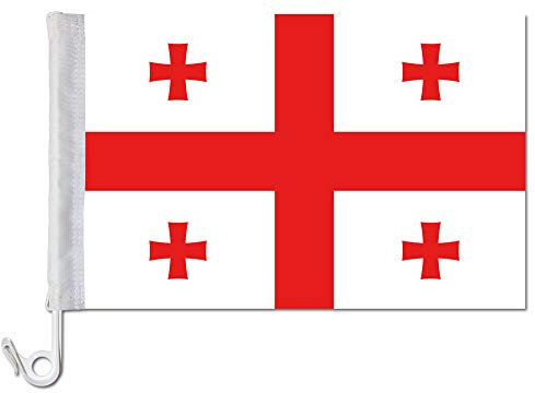 Auto-Fahne: Georgien - Premiumqualität